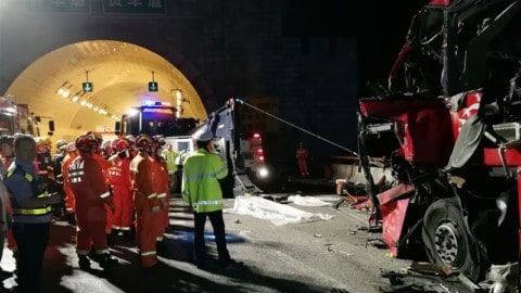 36 dead as Chengdu Coach crashes in Shaanxi